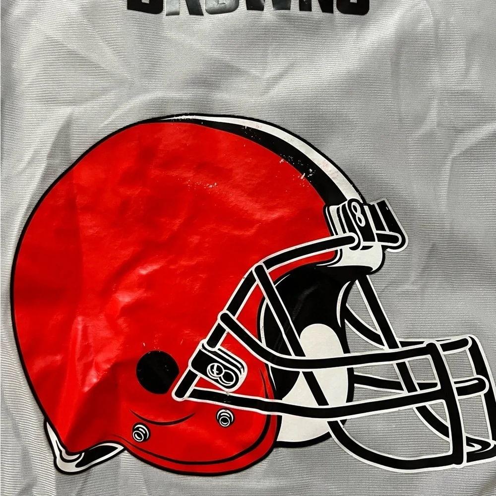 Reversible Cleveland Browns Youth Flaf Football League Jersey Size Large